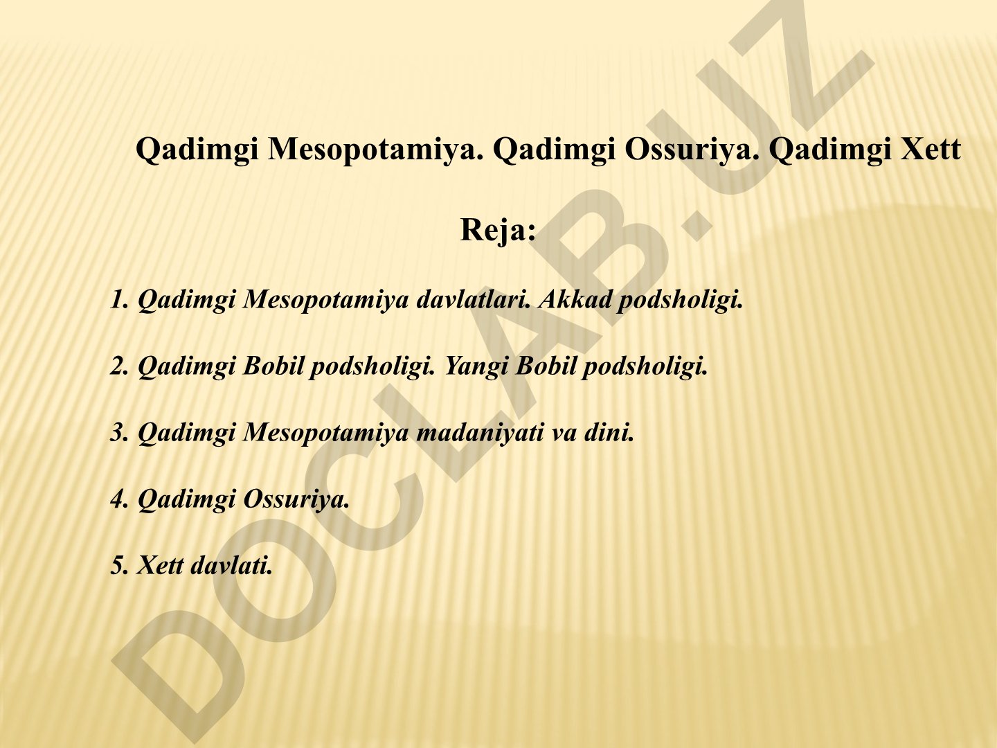 Qadimgi Mesopotamiya, Ossuriya va Xett davlatlari tarixi
