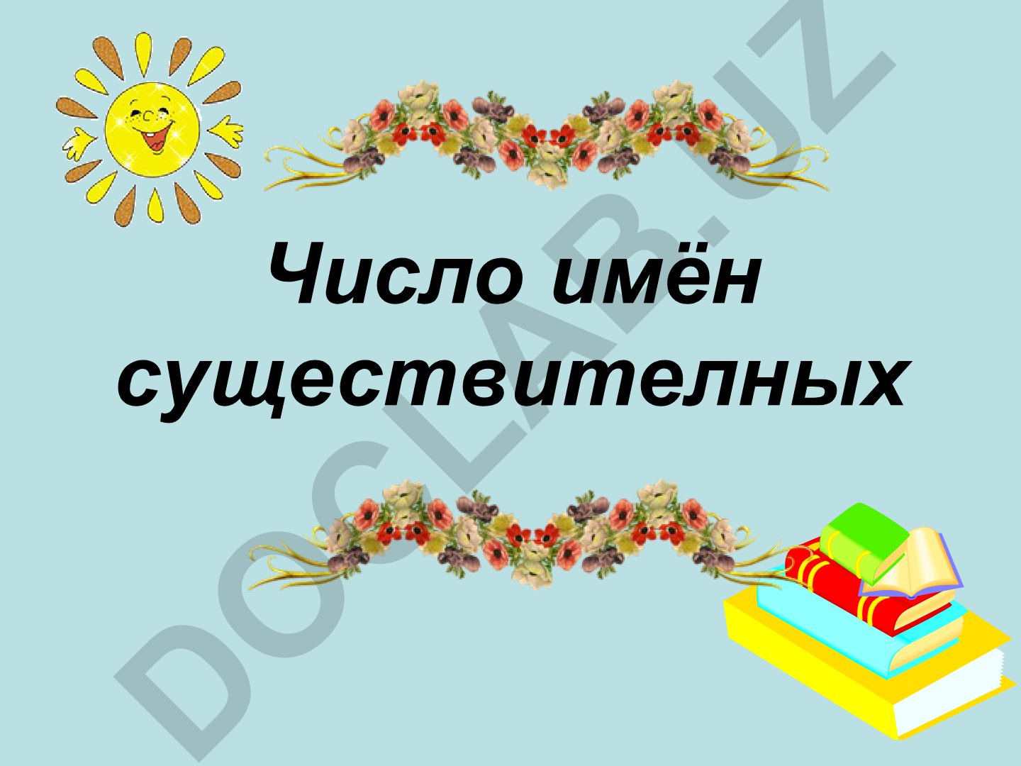 Имена существительные: единственное и множественное число