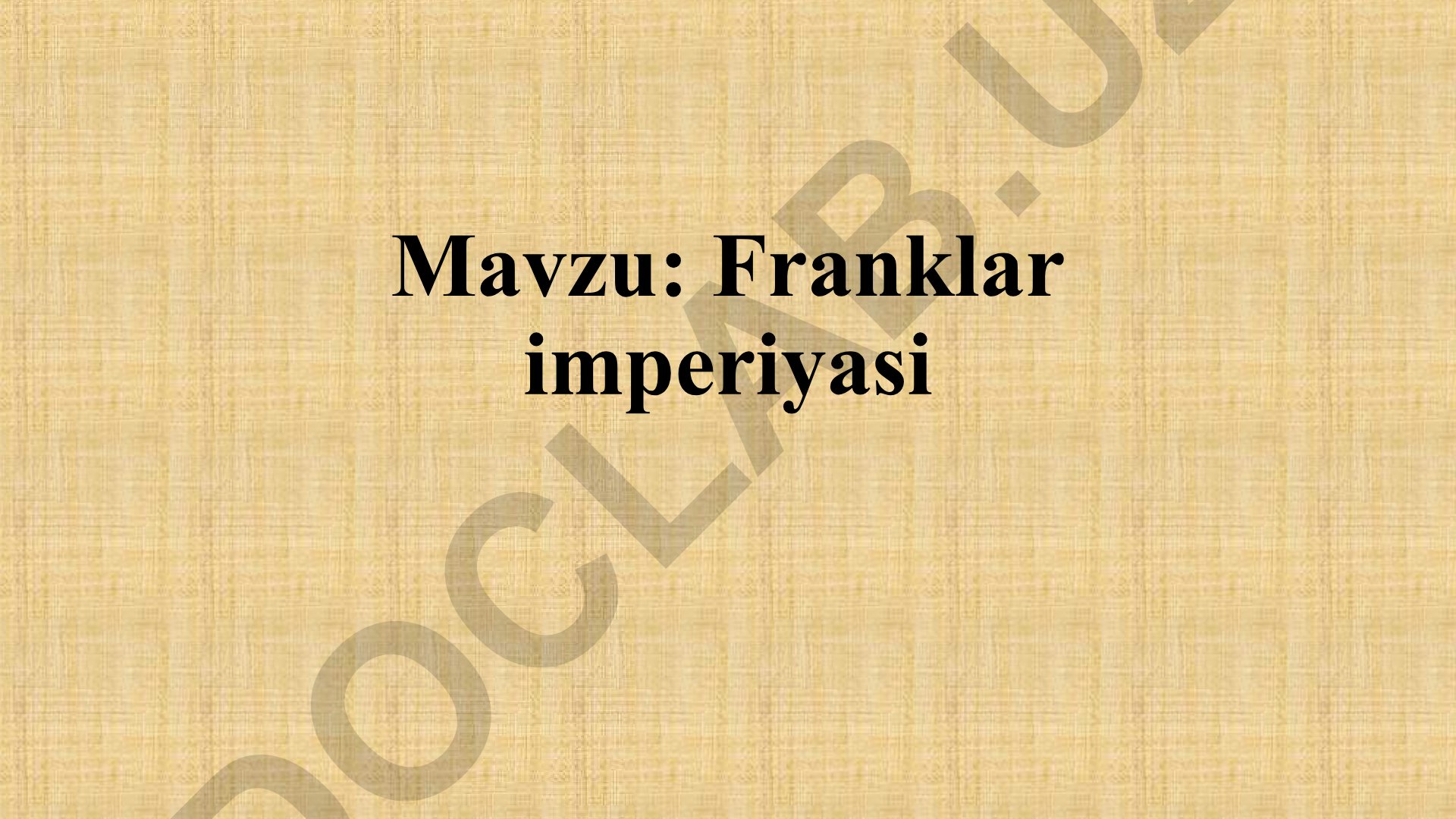 Franklar imperiyasi