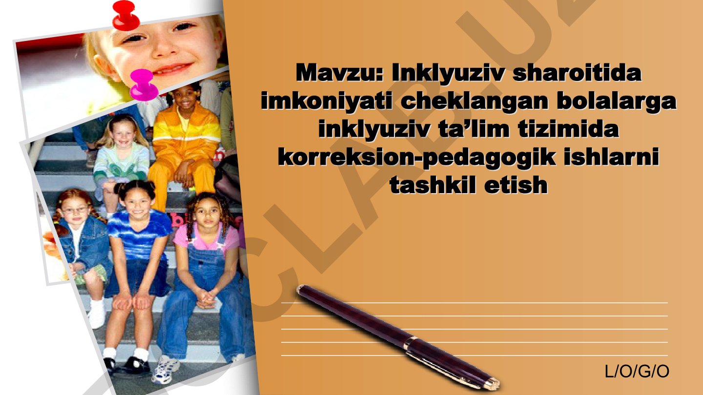 Inklyuziv sharoitida imkoniyati cheklangan bolalarga inklyuziv ta’lim tizimida korreksion-pedagogik ishlarni tashkil etish