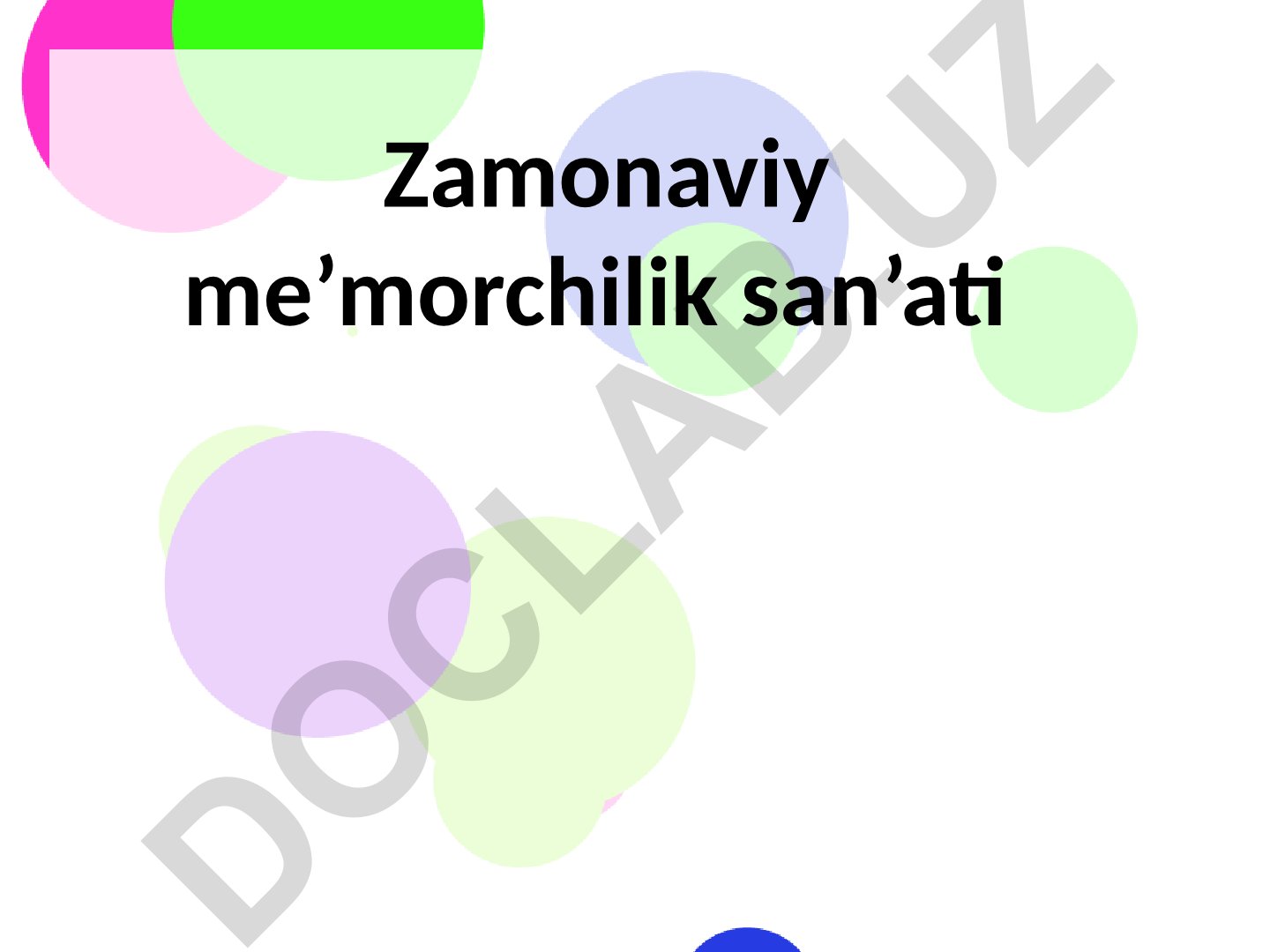O'zbekistonda monumental san'at va yodgorlik majmualari