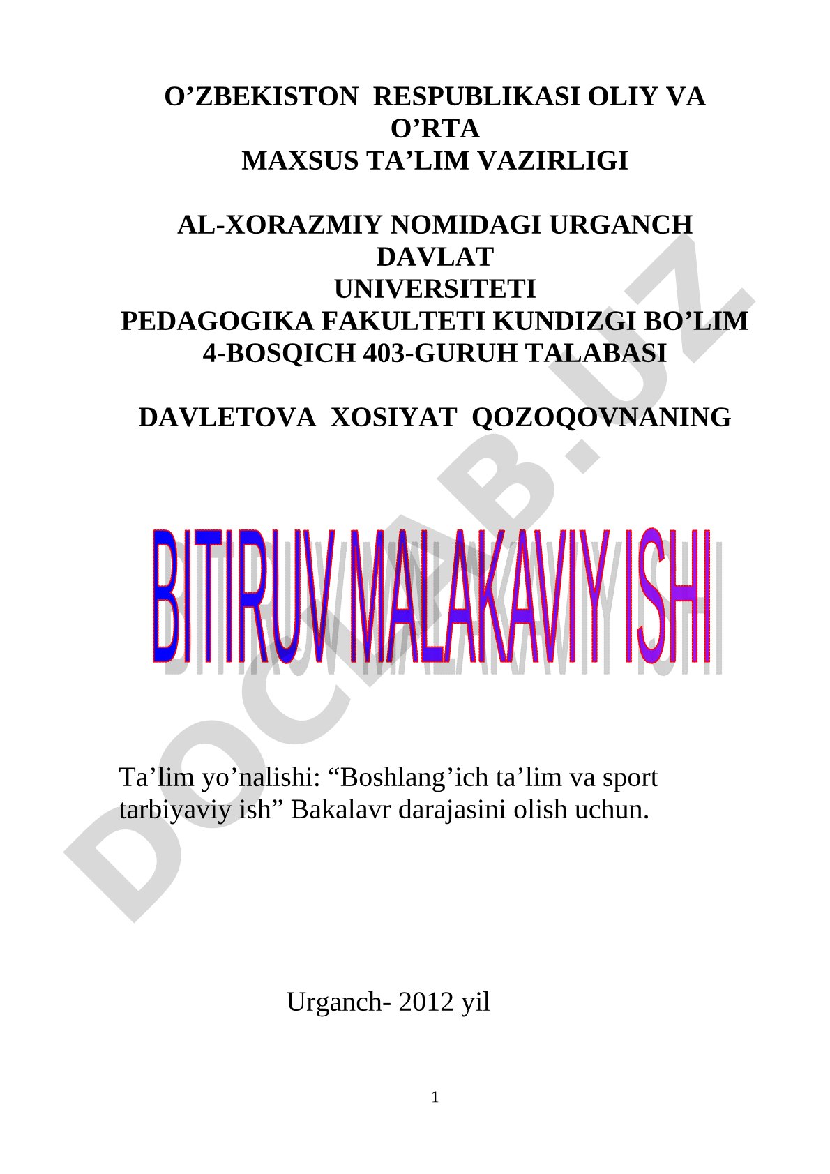 Boshlang'ich sinflarda matematikadan tenglama va tengsizliklarni o'rganish metodikasi