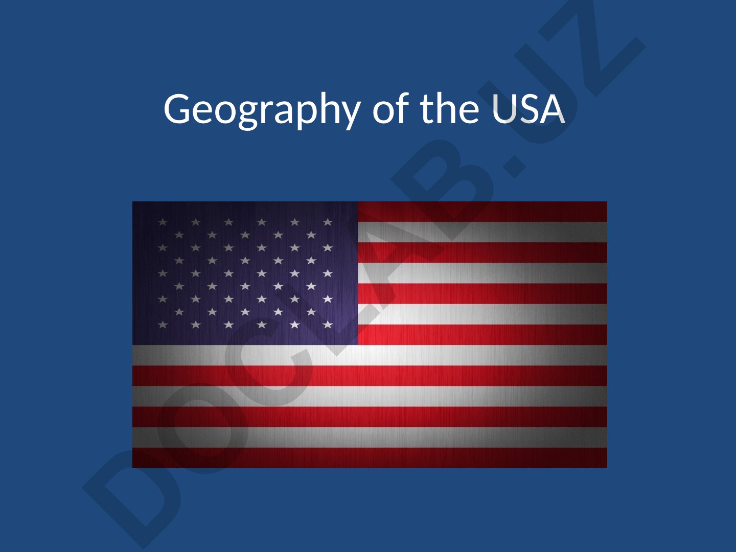 Geography of the USA