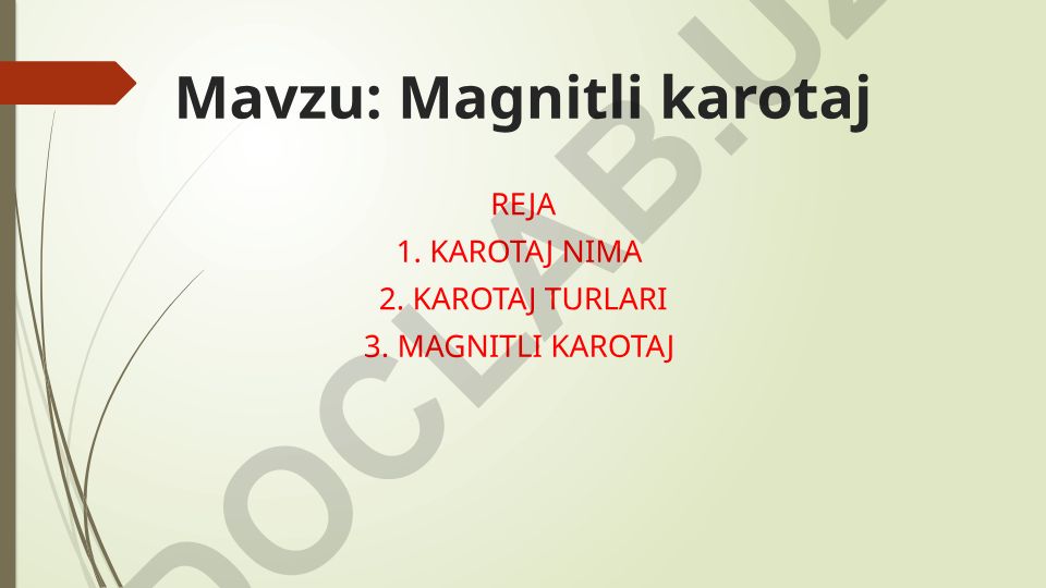 Magnitli karotaj