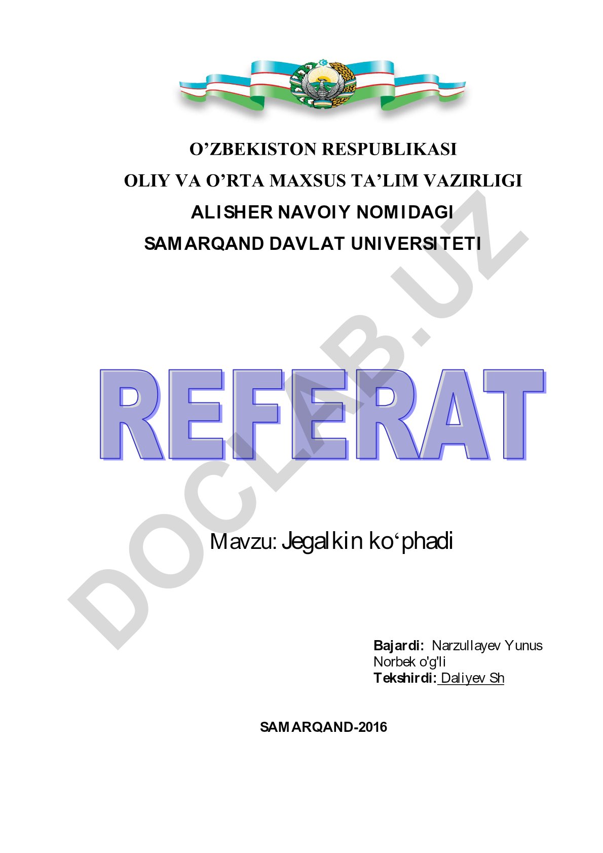 Jegalkin ko‘phadi