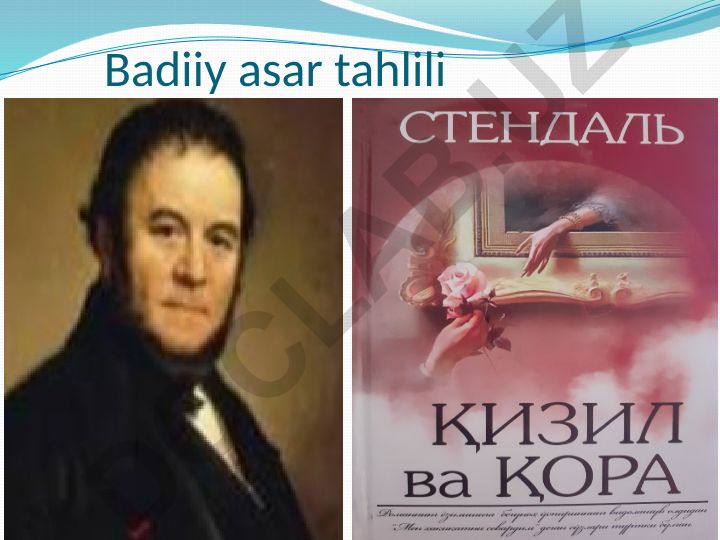 Stendalning "Qizil va qora" romani tahlili