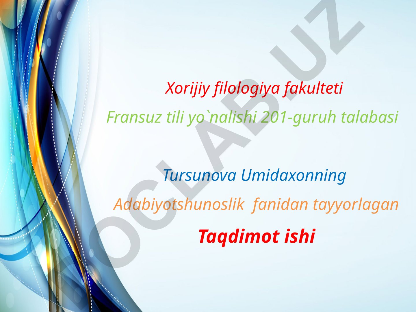 Badiiy adabiyotga xos xususiyatlar