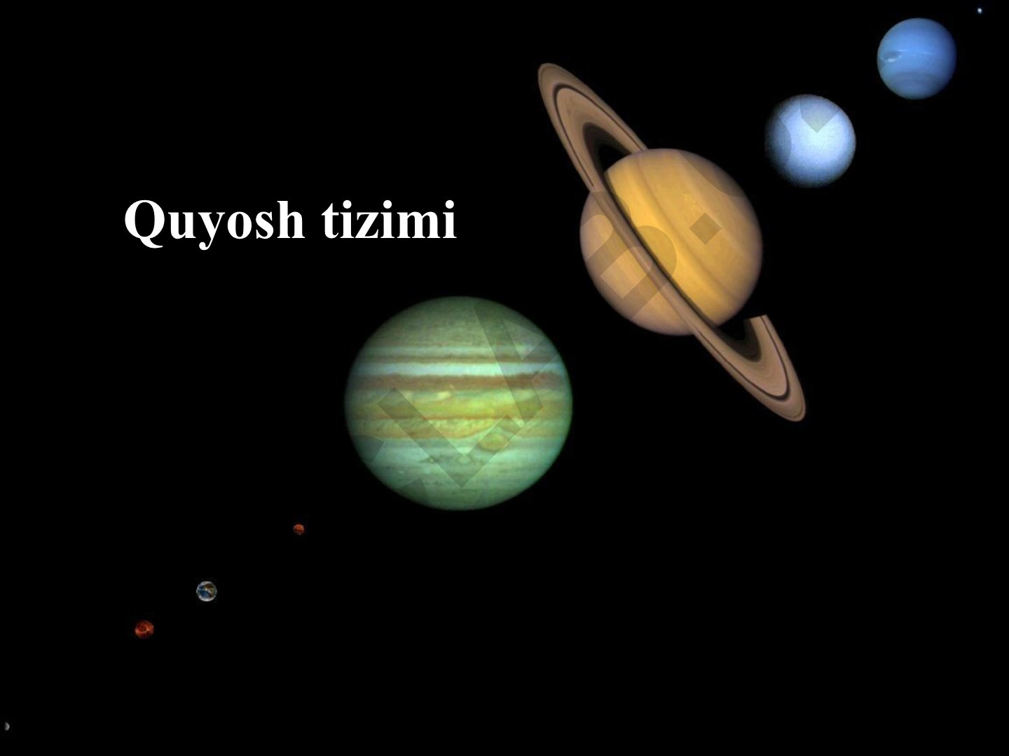 Quyosh tizimi tuzilishi va sayyoralar