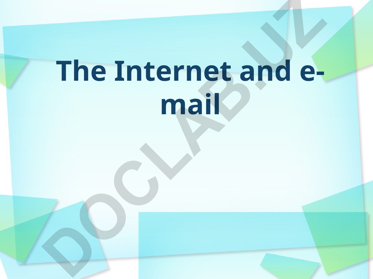 Internet va elektron pochta tarixi va ahamiyati