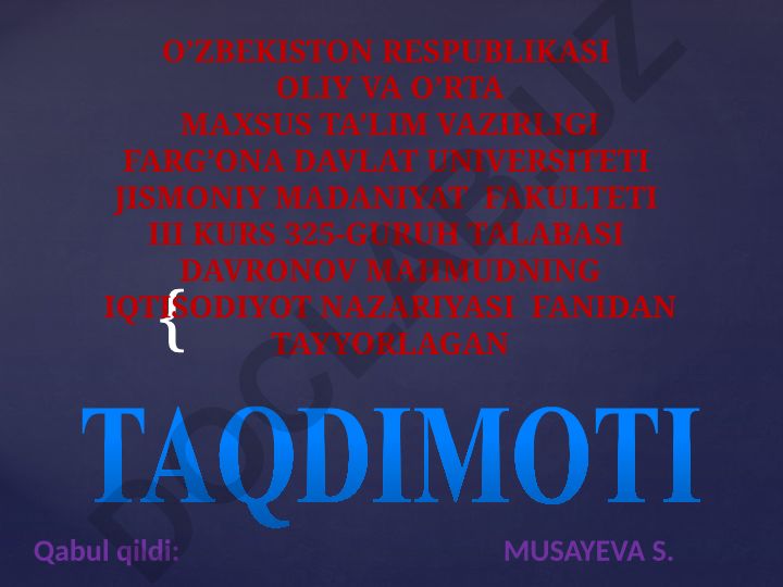 Bozor muvozanati va bozor iqtisodiyoti