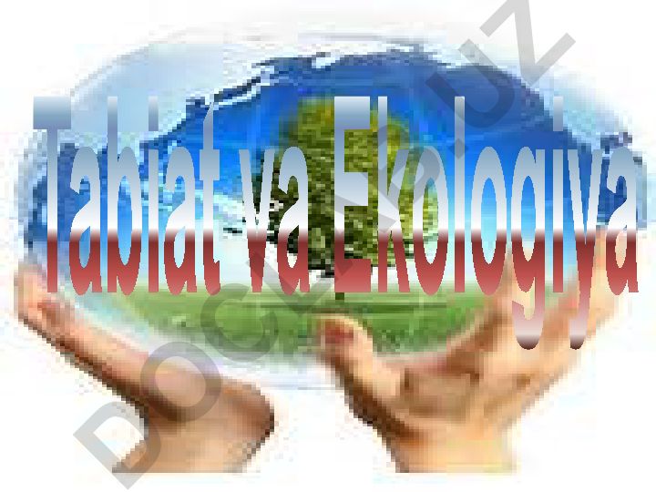 Tabiat va ekologiyaning zamonaviy muammolari