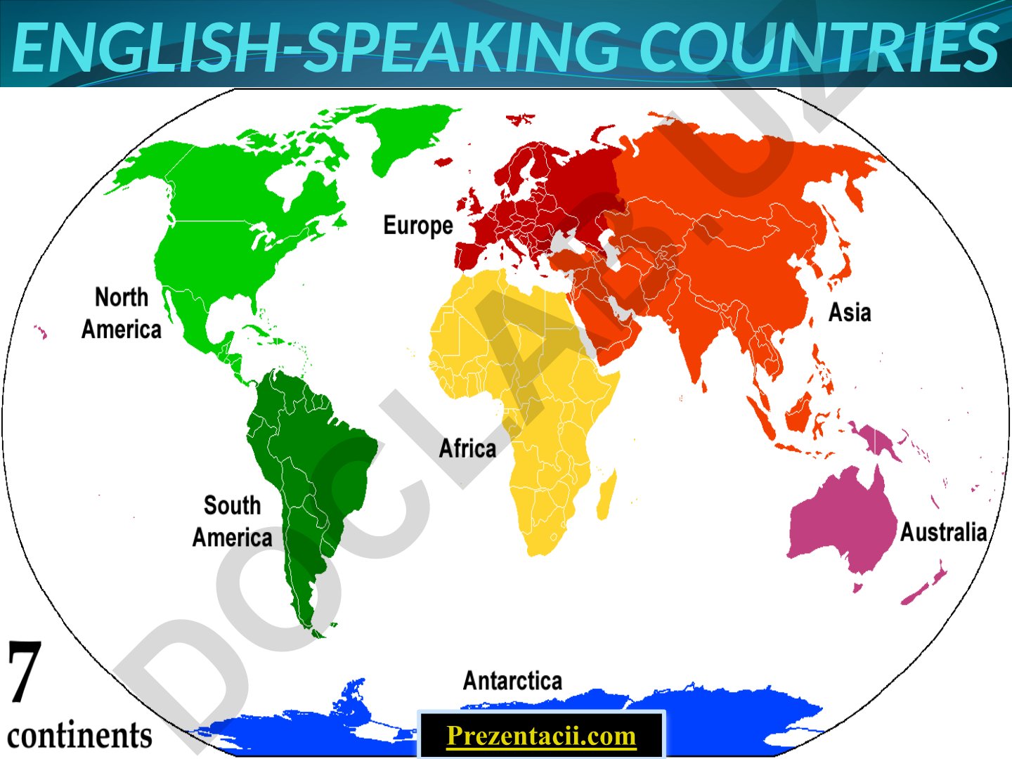 English-Speaking Countries and Great Britain Overview