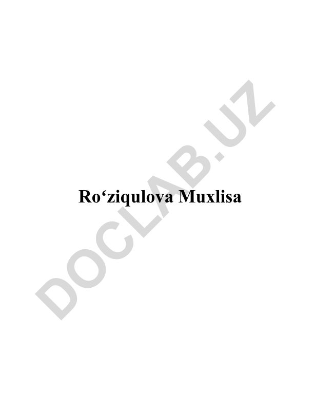Tayanch-harakat apparatida nuqsonlari bo'lgan bolalar rivojlanishining o'ziga xos xususiyatlari