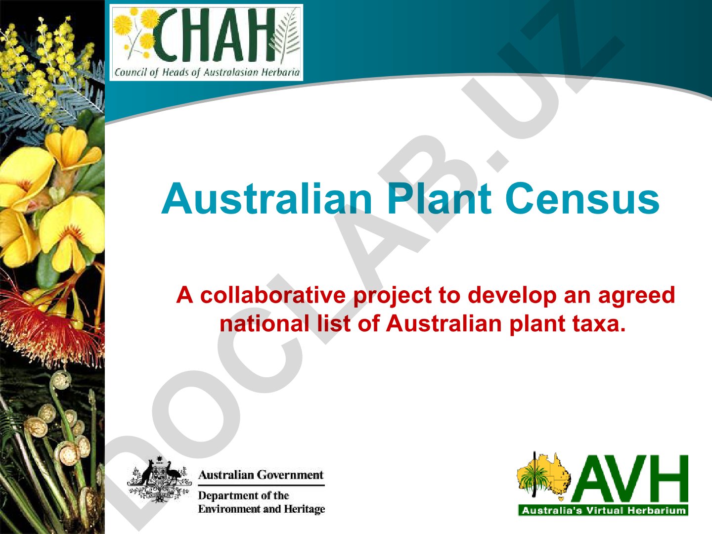 Australian Plant Census: Avstraliya o'simliklari milliy ro'yxati