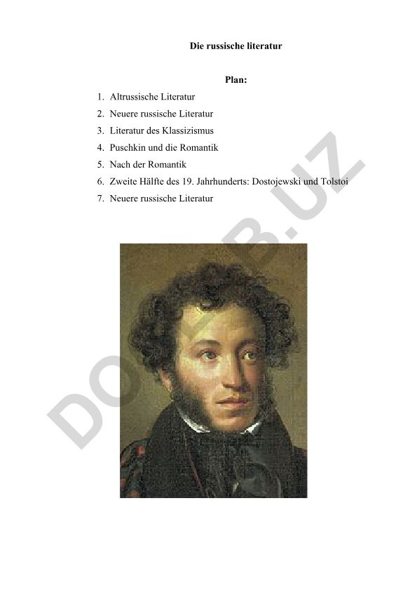 Altrussische Literatur bis Neuere russische Literatur