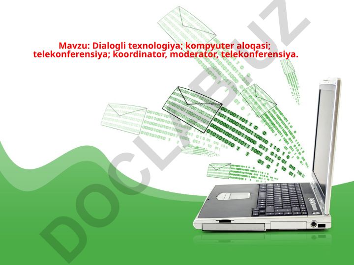 Dialogli texnologiya va Mirax Test dasturining interfeysi