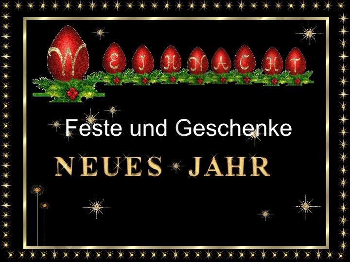 Feste und Geschenke – Weihnachtsgedanken über Liebe und Frieden