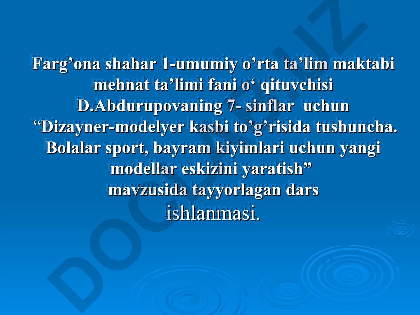 Dizayner-modelyer kasbi to'g'risida tushuncha. Bolalar sport, bayram kiyimlari uchun yangi modellar eskizini yaratish