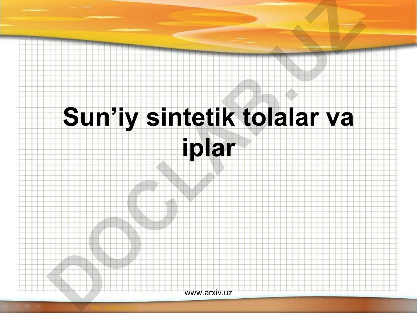 Sun'iy va sintetik tolalar: olinish usullari, xossalari va ishlatilishi