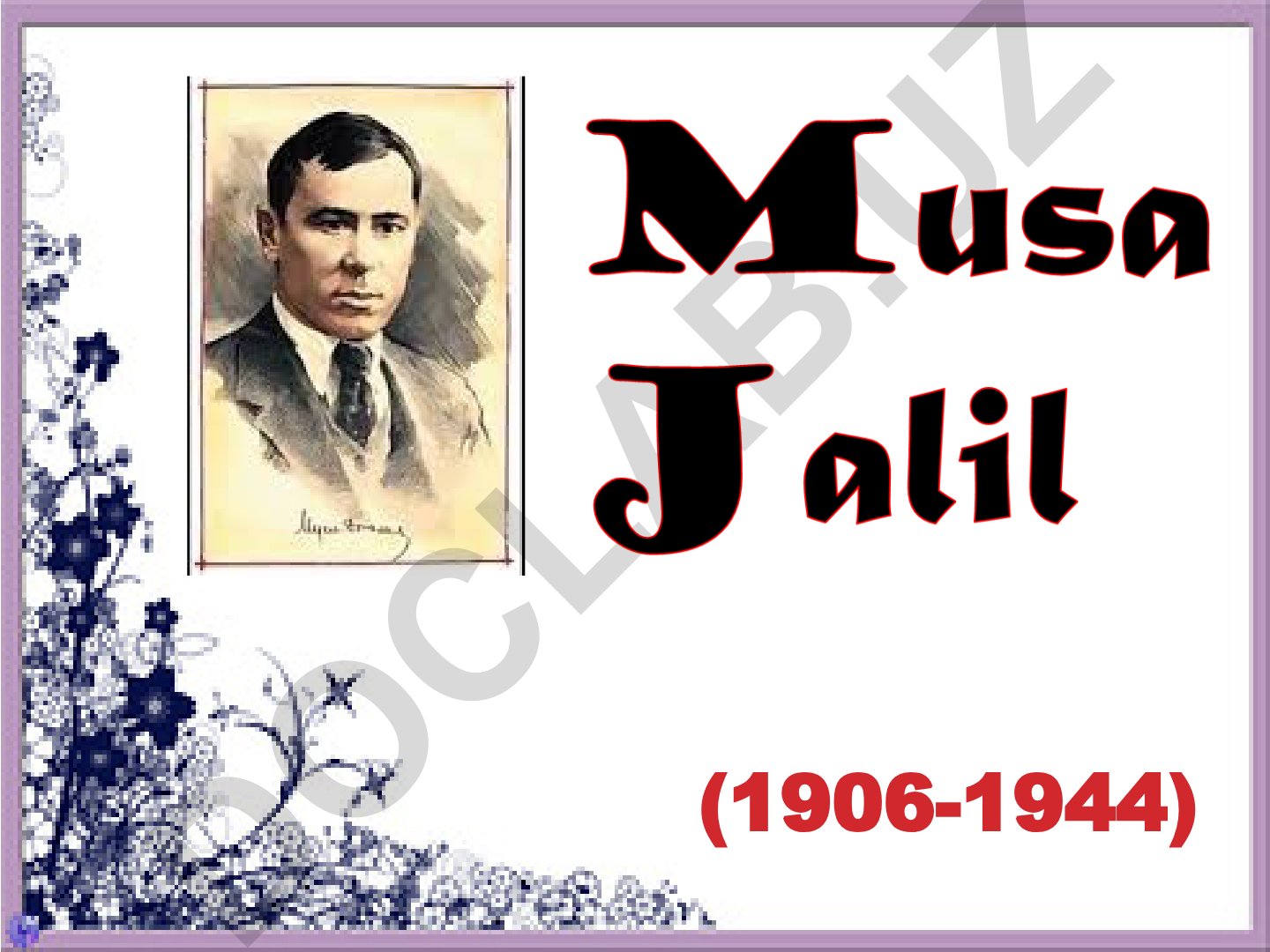 Musa Jalil hayoti va ijodi