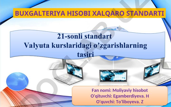 Valyuta kurslaridagi o'zgarishlarning tasiri