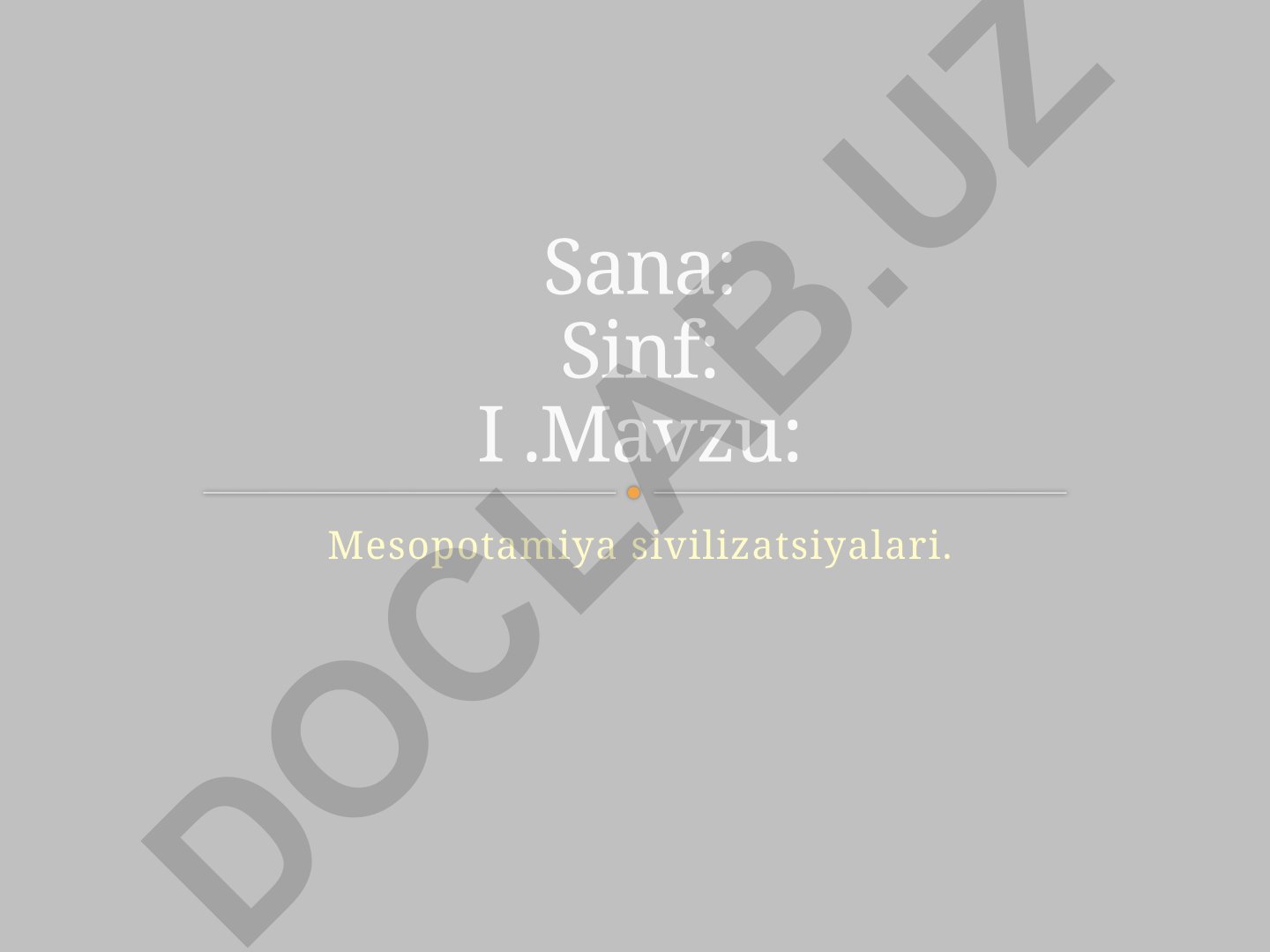 Mesopotamiya sivilizatsiyalari