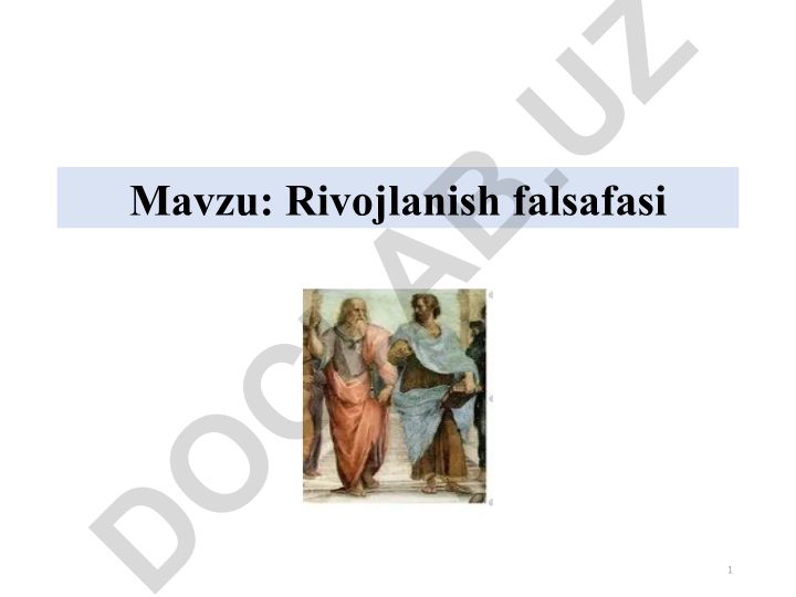 Rivojlanish falsafasi