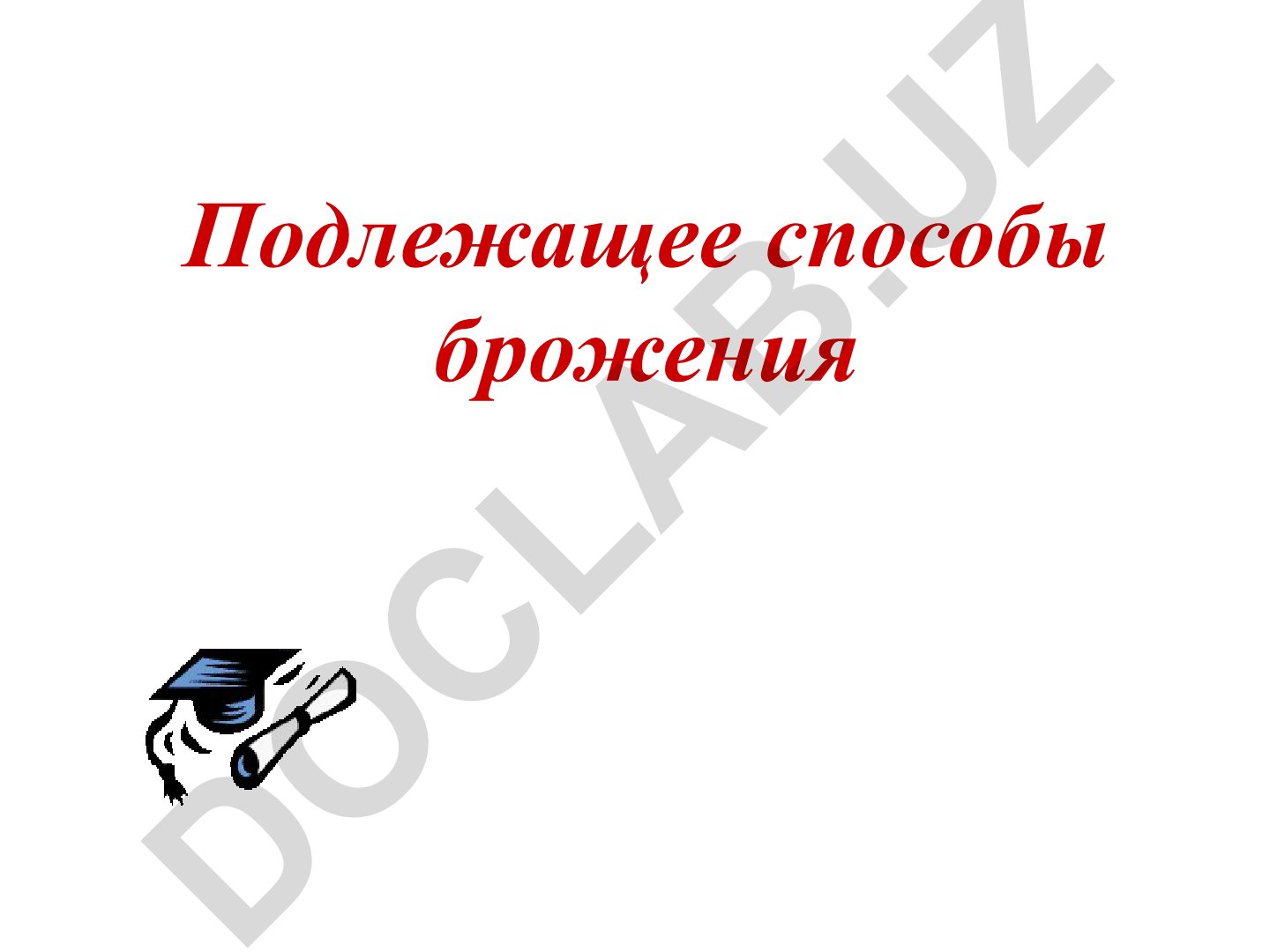 Подлежащее в русском языке: грамматическая основа предложения