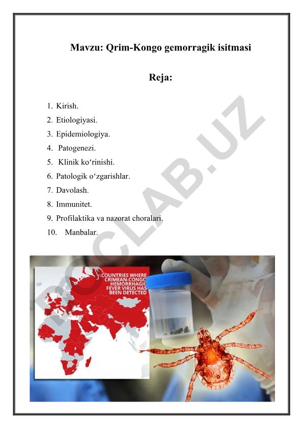 Qrim-Kongo gemorragik isitmasi