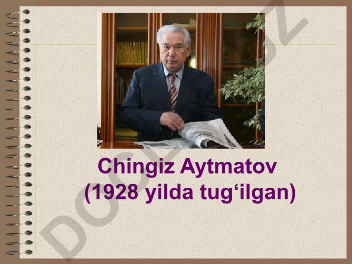 Chingiz Aytmatov hayoti va ijodi
