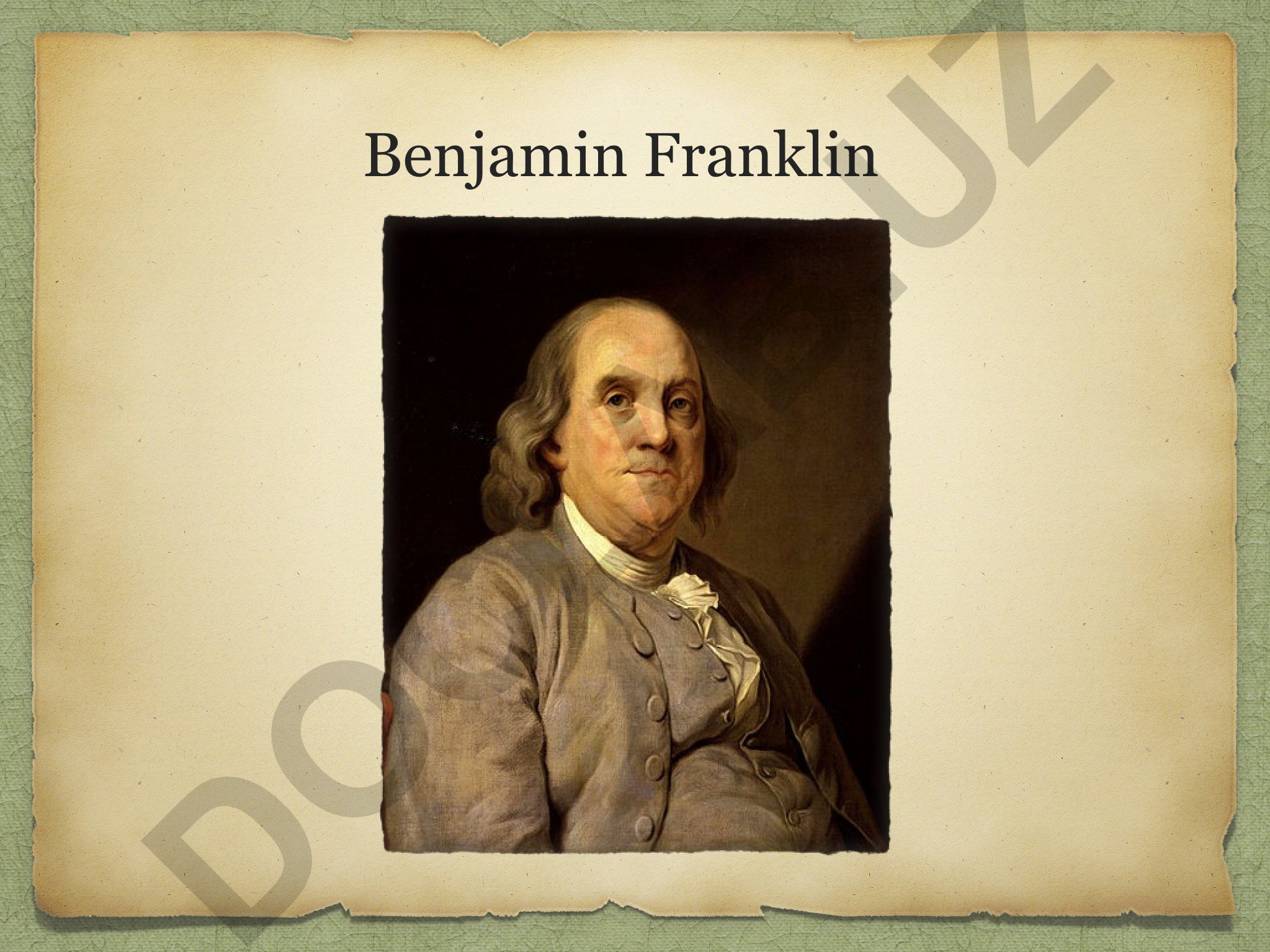 Benjamin Franklin: Founding Father, Scientist, and Inventor
