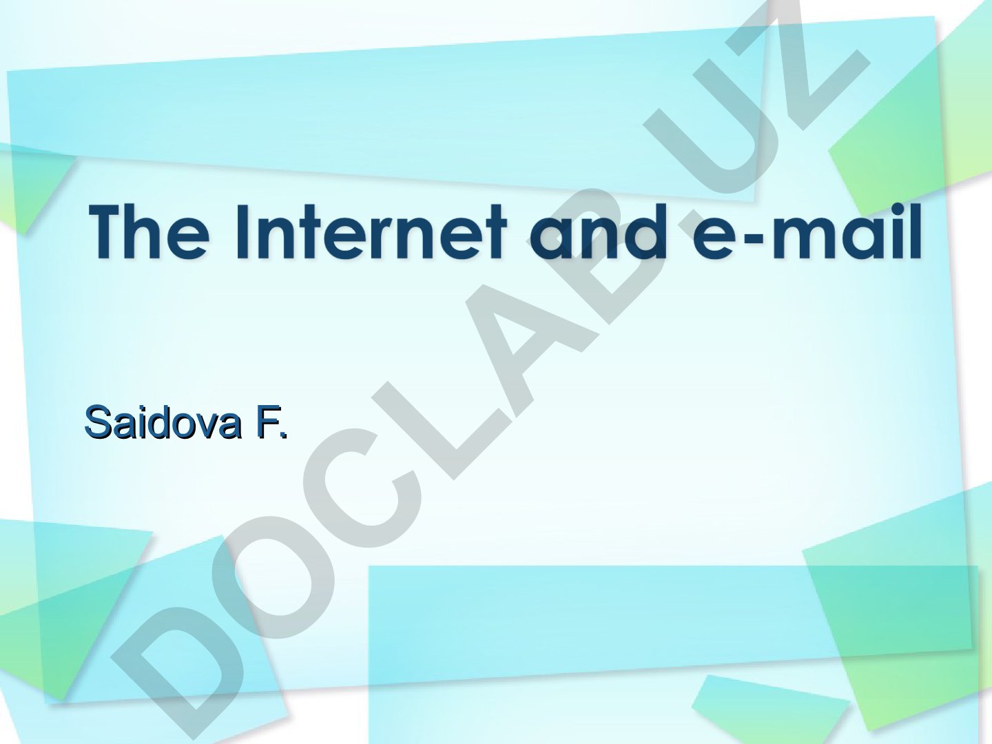 Internet tarixi va zamonaviy hayotdagi ahamiyati