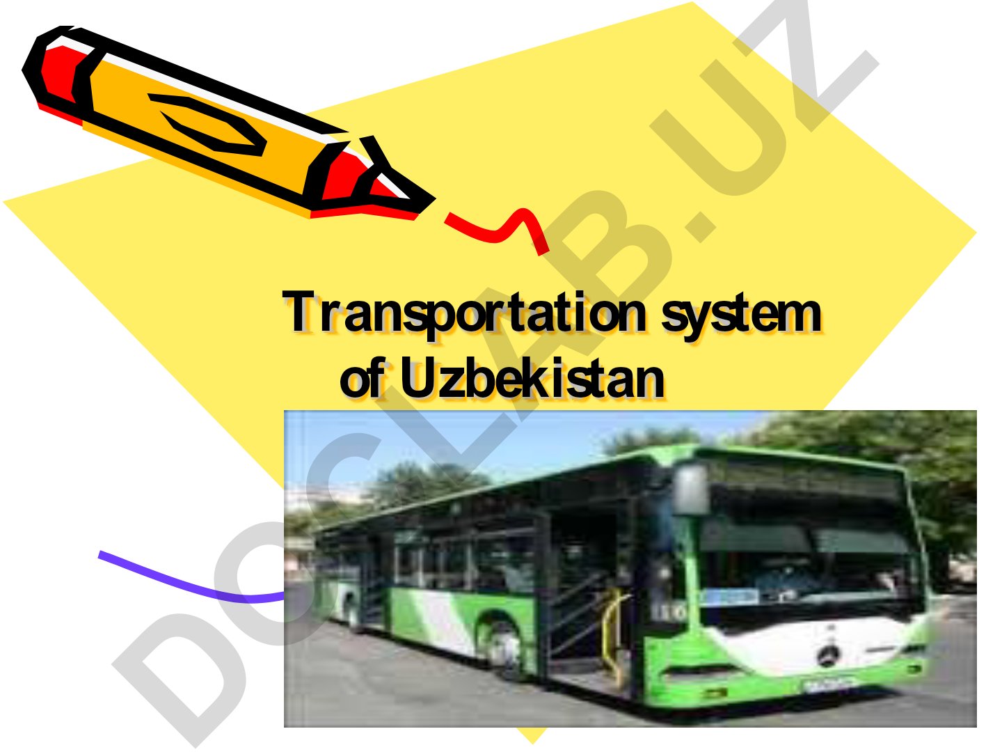 O'zbekiston transport tizimi: turlari, avtomobil yo'llari va temir yo'l stansiyalari