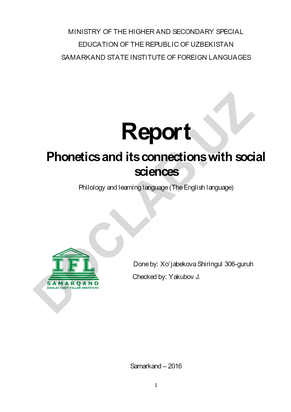 Phonetics and its connections with social sciences
