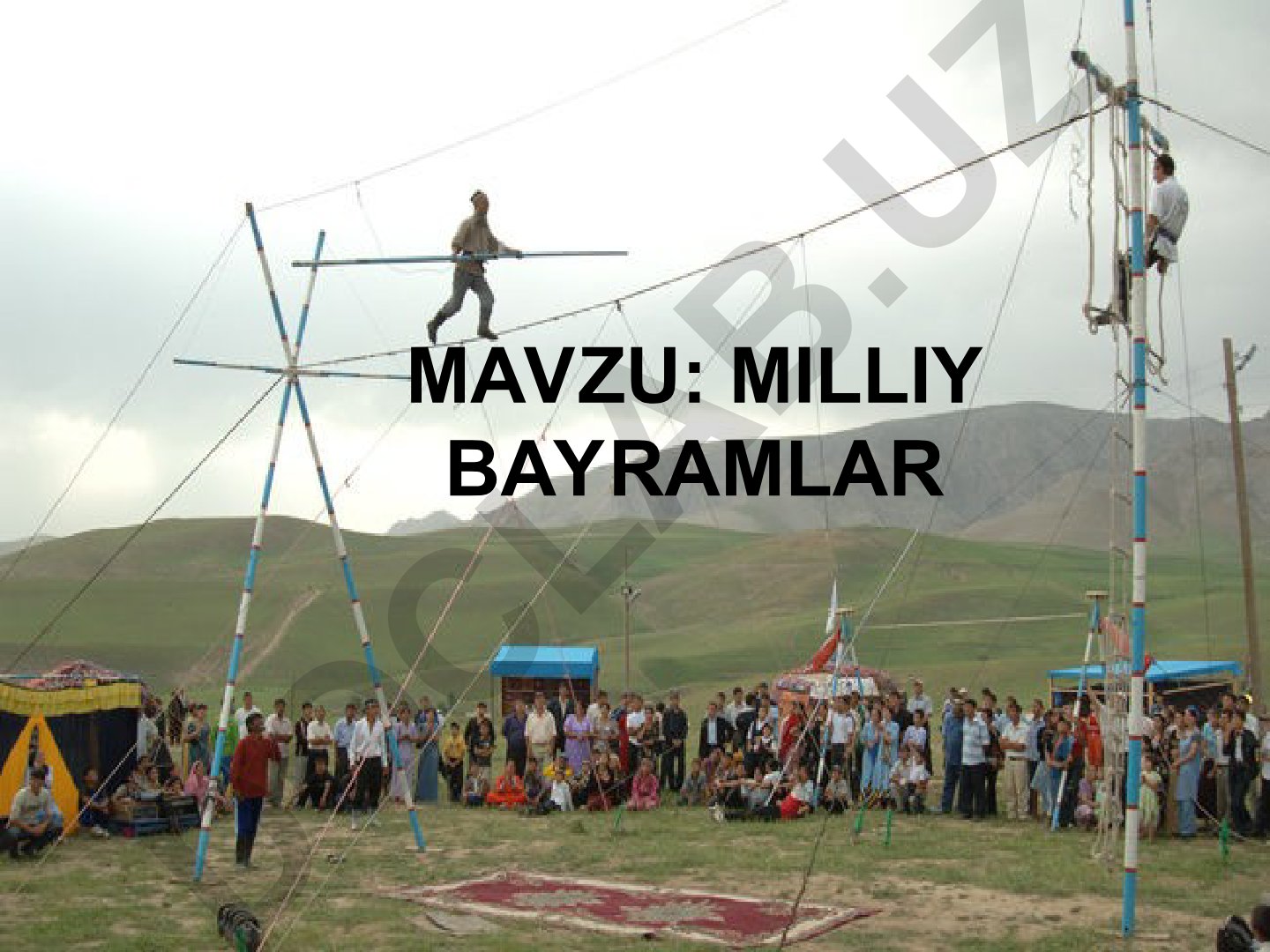 Milliy bayramlar: Vatan himoyachilari kuni, Xalqaro xotin-qizlar kuni va Navro'z