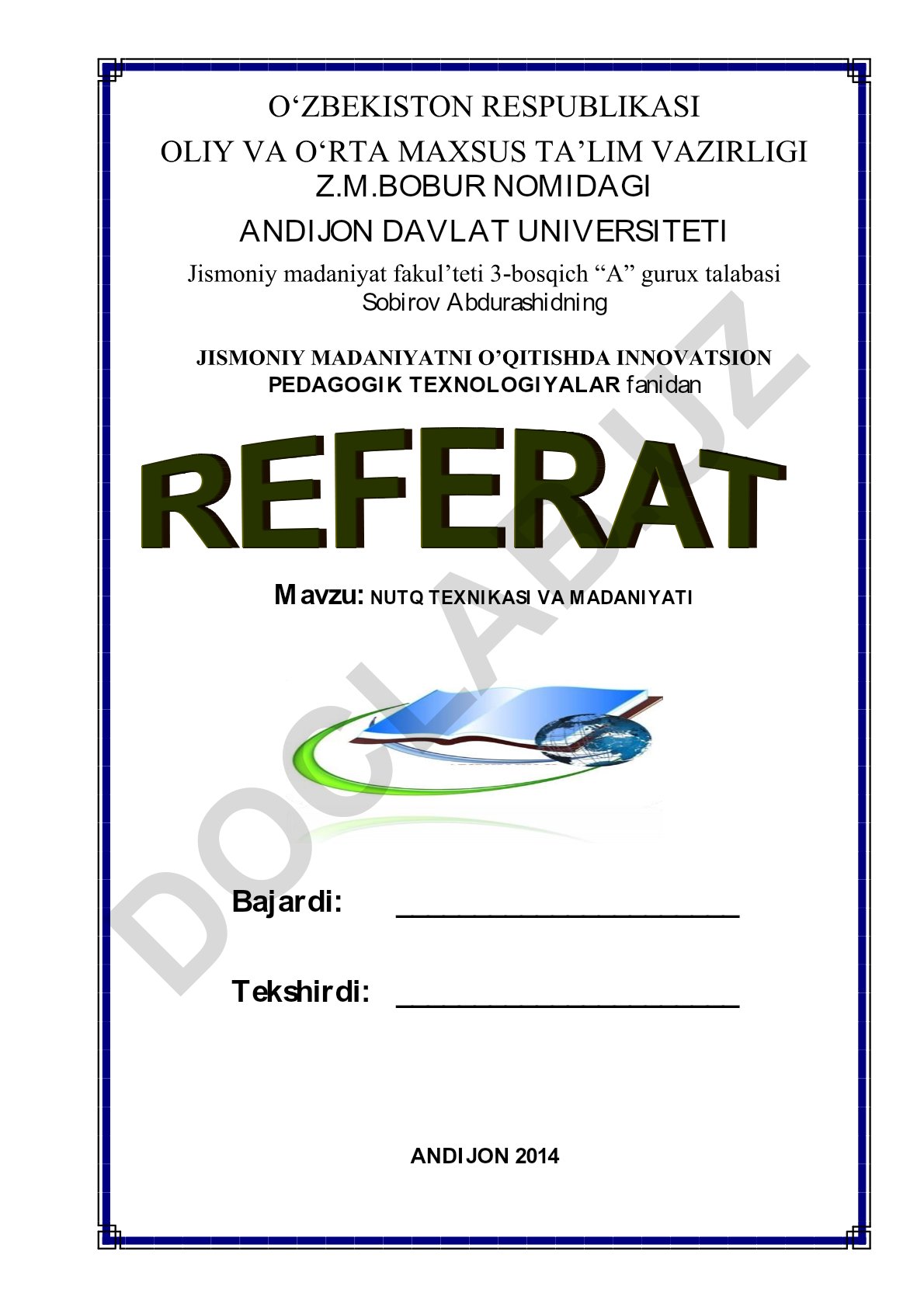 Nutq texnikasi va madaniyati