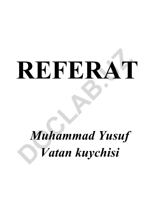 Muhammad Yusufning O'zbekiston haqidagi she'ri