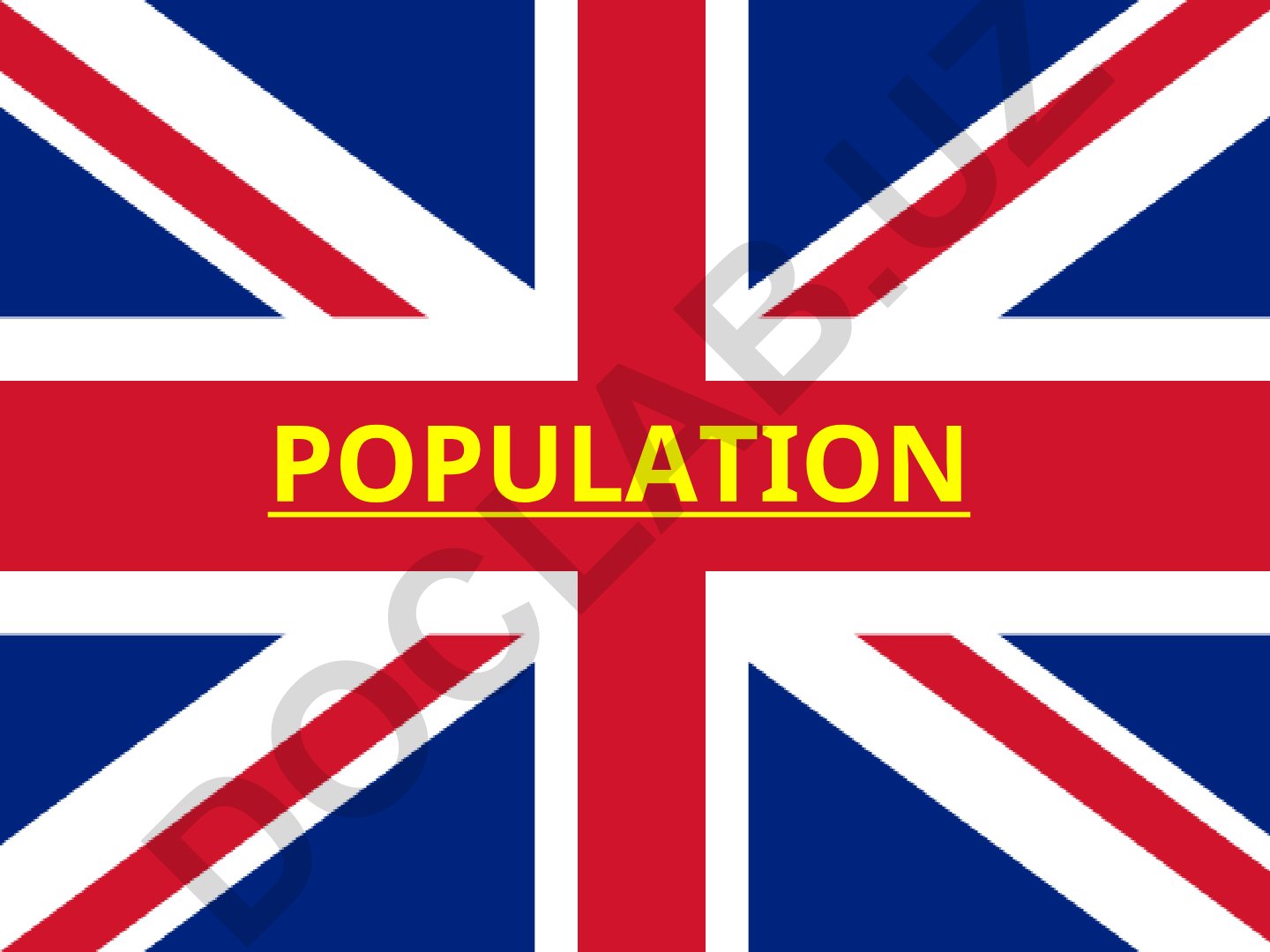 Population of the United Kingdom