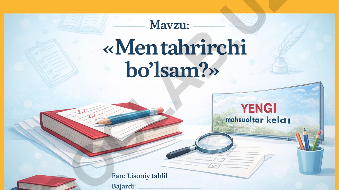 Reklama bannerlarida til xatolari va tahrirchi nazorati