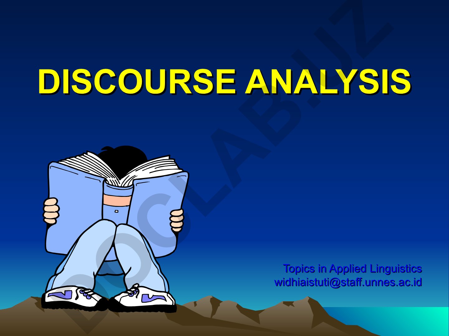 Discourse Analysis in Applied Linguistics