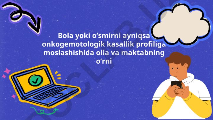 Onkogemotologik kasalliklar bilan og'rigan bolalarda oila va maktabning roli