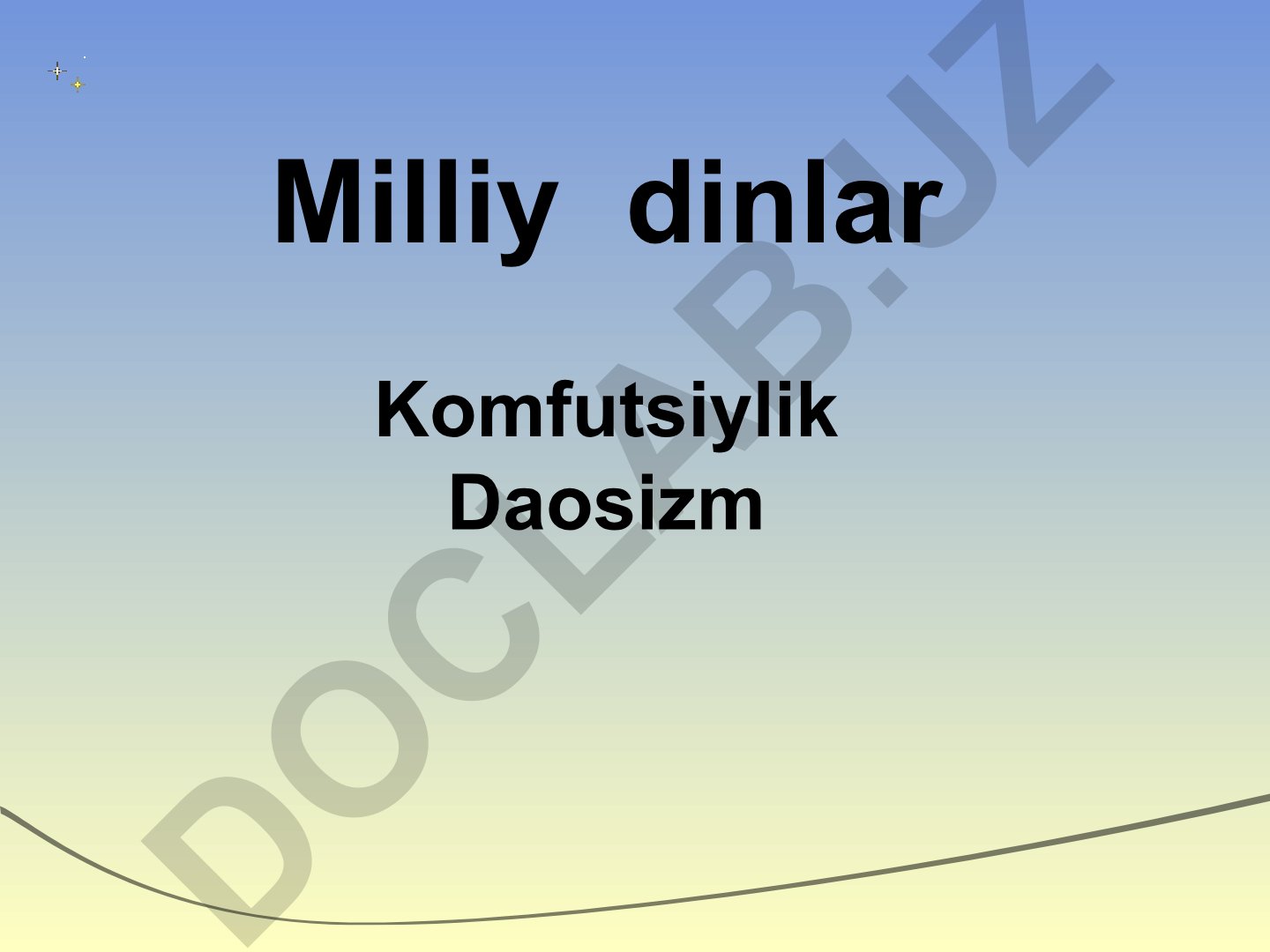 Konfutsiychilik va Daosizm dinlari