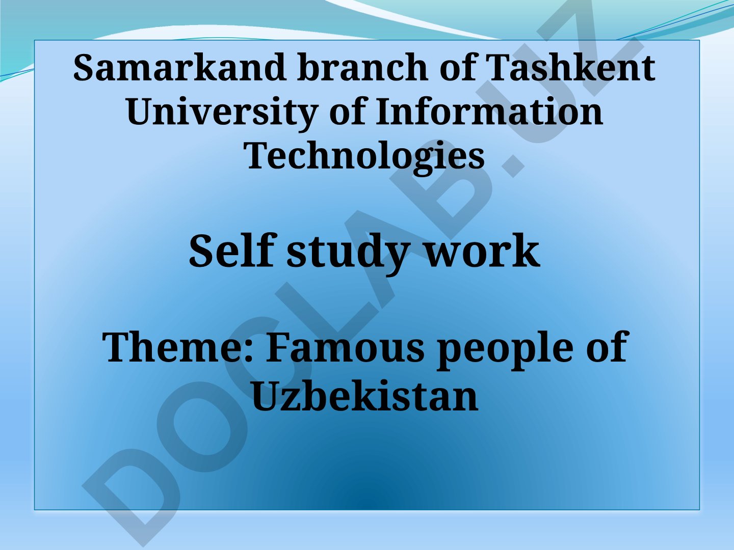 Famous people of Uzbekistan