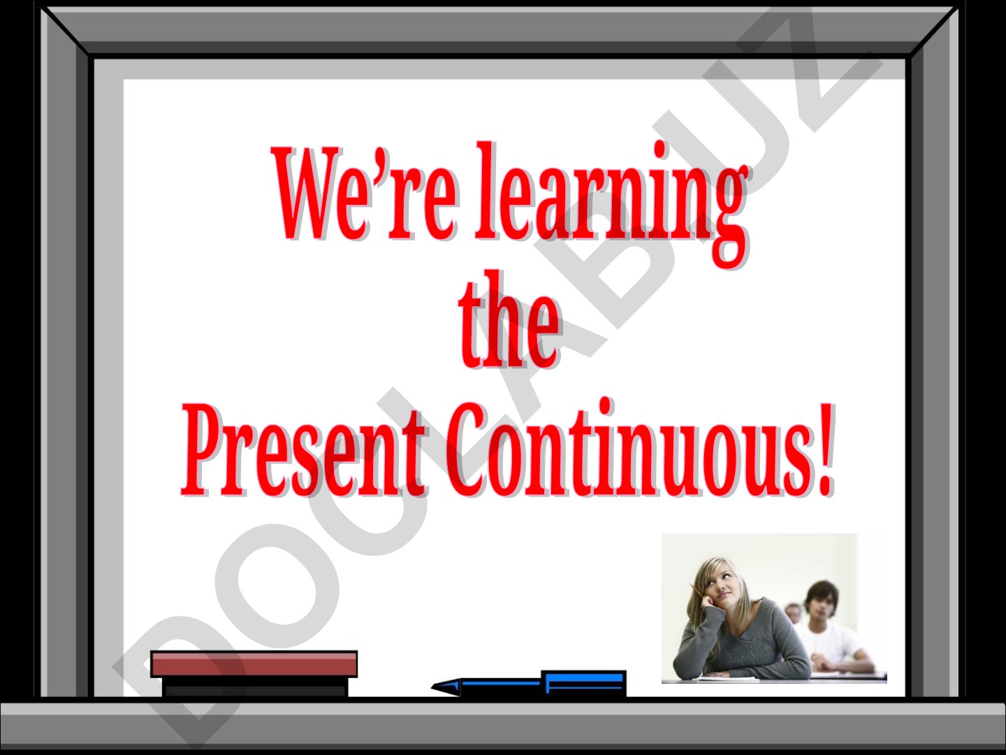 Present Continuous Tense qoidalari va misollar