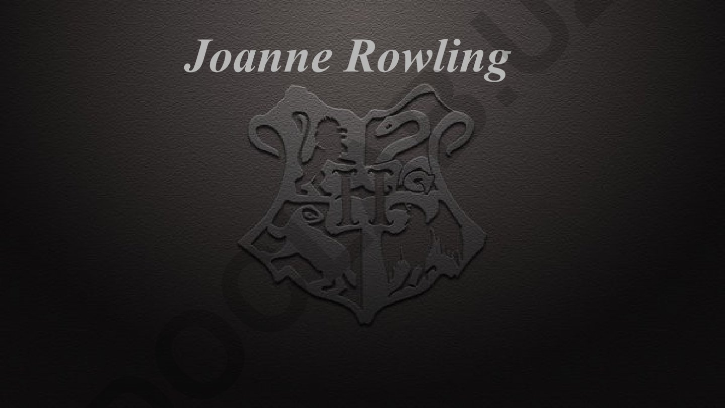 Joanne Rowling hayoti va Harry Potter seriyasi yaratilishi