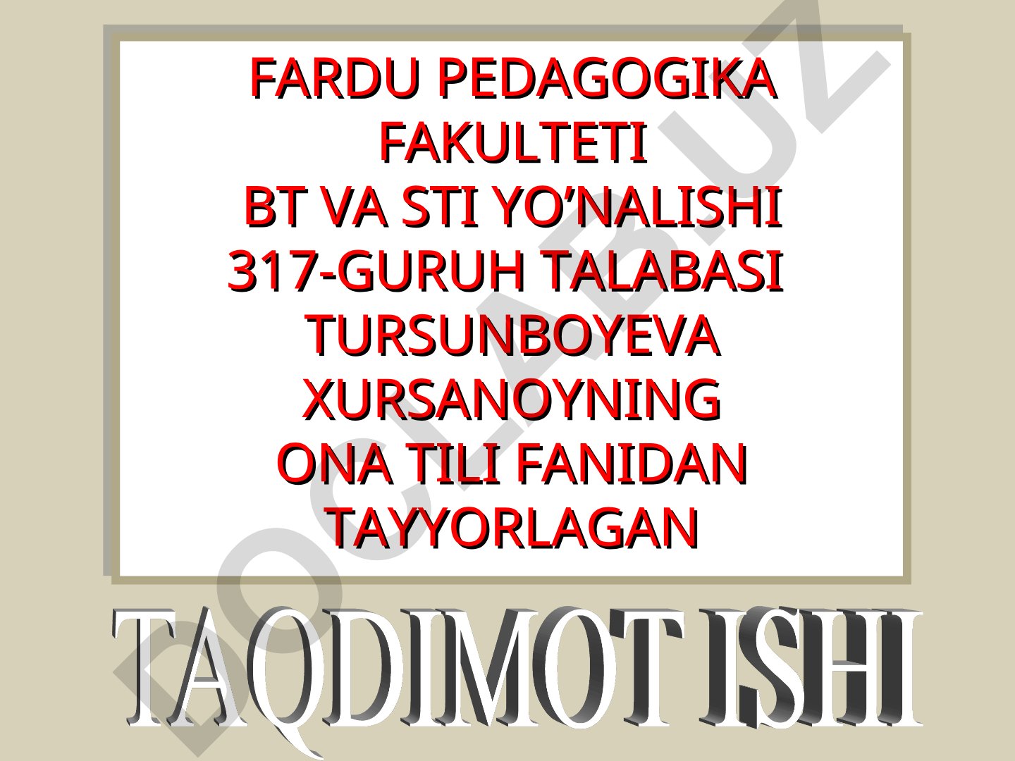 So'roq gap turlari va ularning shakllanishi