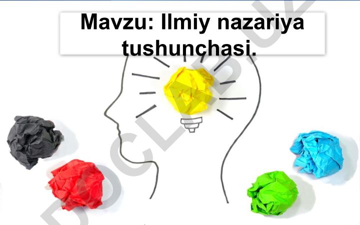 Ilmiy nazariya tushunchasi