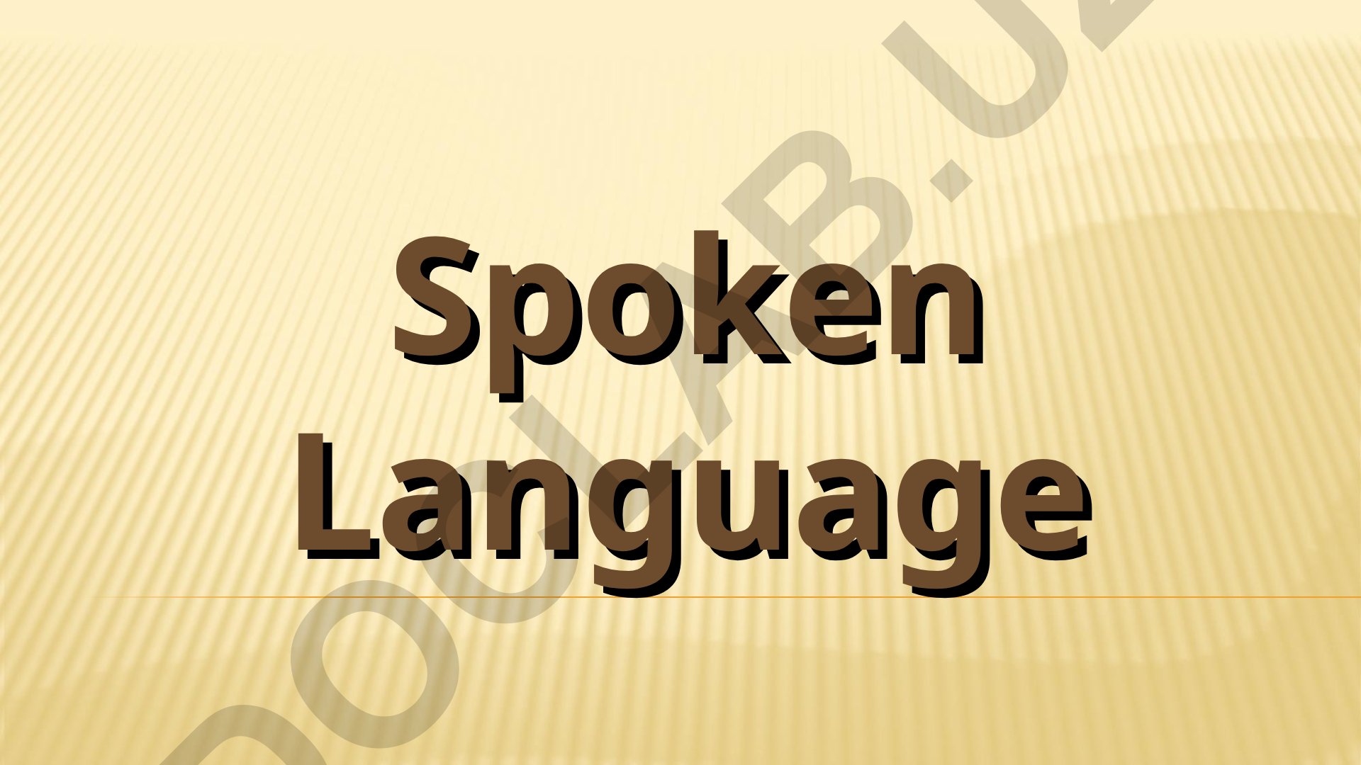 Spoken Language and Literature Analysis Topics