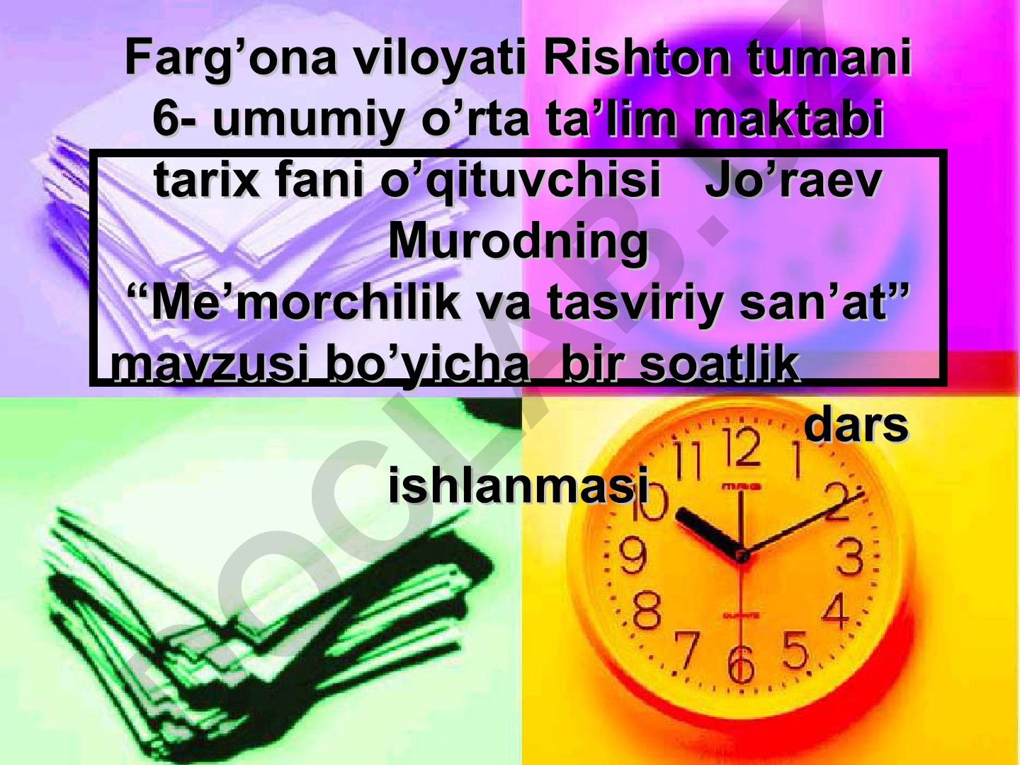 Me'morchilik va tasviriy san'at