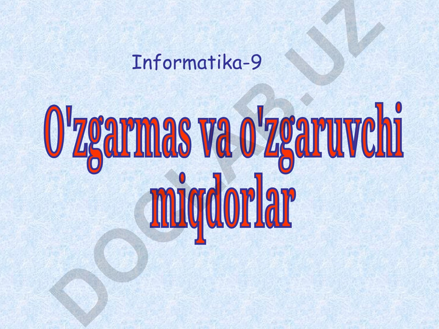 Paskal dasturlash tilida miqdorlar turlari